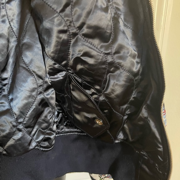 Diane Von Furstenburg Reversible quilt bomber jacket - Picture 5 of 6